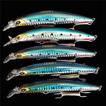 

11cm 19g sinking 0.5-1.8m Fishing Lure isca artificial hard bait 3D Eyes Treble Hook wobblers Minnow Crankbait pesca tackle