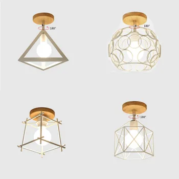 Ceiling Lights Rotatable Iron LED Ceiling Lamp E27 Surface Mounted Wood Hand-knitted For Corridor Bed Room Lighting Plafondlamp
Ceiling Lights Rotatable Iron LED Ceiling Lamp E27 Surface Mounted Wood Hand-knitted For Corridor Bed Room Lighting Plafondlamp