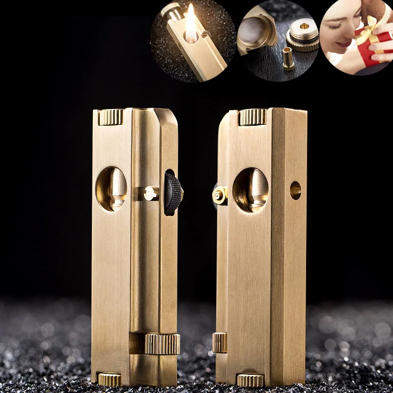 Free Shipping High-end lighter brass handmade kerosene retro lighter fashion successful men's creative lighter
Free Shipping High-end lighter brass handmade kerosene retro lighter fashion successful men's creative lighter