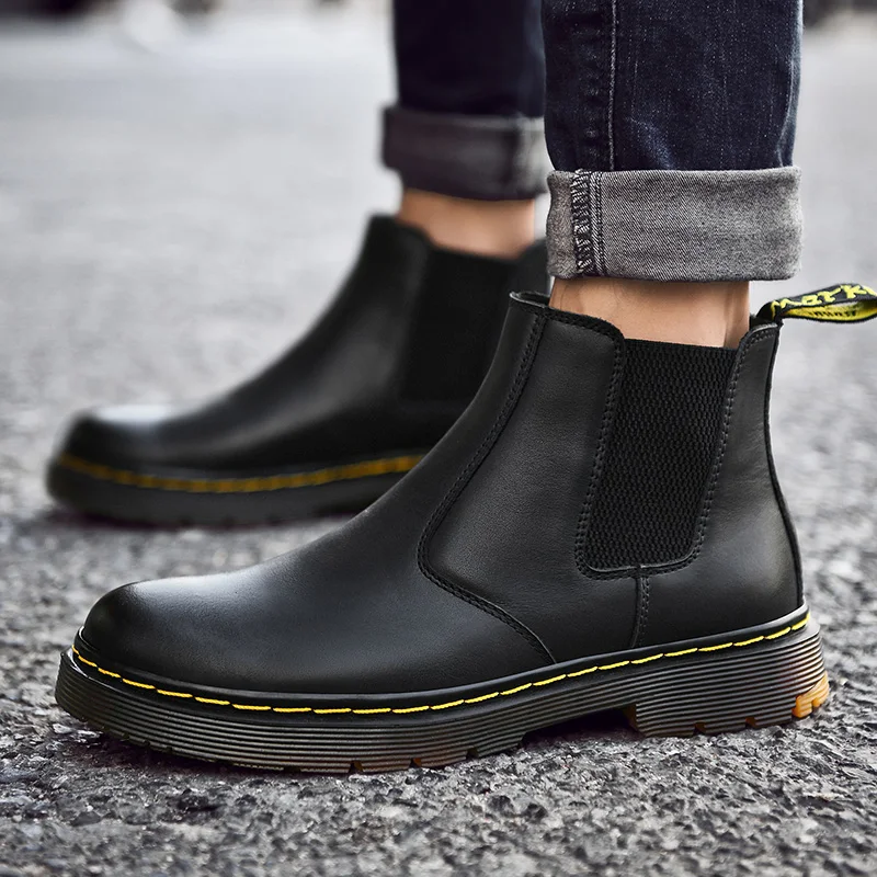 2020 new Martin boots tooling boots for men couples Korean version of the British style high-top leather men's tooling boots
2020 new Martin boots tooling boots for men couples Korean version of the British style high-top leather men's tooling boots