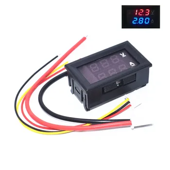 10pcs DC 0-100V 10A Digital Voltmeter Ammeter Dual Display Voltage Detector Current Meter Panel Amp Volt Gauge 0.28" Red Blue
10pcs DC 0-100V 10A Digital Voltmeter Ammeter Dual Display Voltage Detector Current Meter Panel Amp Volt Gauge 0.28" Red Blue