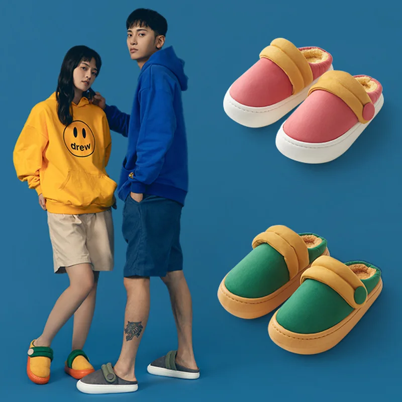 Fashion Outdoor Ladies Cotton Winter Slippers Women Furry Shoes Plus Velvet Warm Soft Bottom Female Slippers Zapatillas Mujer
Fashion Outdoor Ladies Cotton Winter Slippers Women Furry Shoes Plus Velvet Warm Soft Bottom Female Slippers Zapatillas Mujer