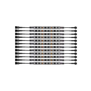 12Pcs Atmosphere Multi-Color Neon Lamp Strips Kit LED Motor Lights multi-channel function controller
12Pcs Atmosphere Multi-Color Neon Lamp Strips Kit LED Motor Lights multi-channel function controller