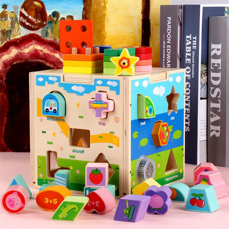 Intelligence box brain game Set of columns wisdom Shape matching Wooden child Early education Multifunction
Intelligence box brain game Set of columns wisdom Shape matching Wooden child Early education Multifunction