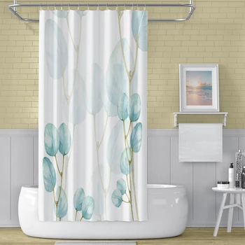 Nordic Green Plant Printed Shower Curtain Bathroom Waterproof Polyester Shower Curtain Leaf Print Curtains for Bathroom Shower
Nordic Green Plant Printed Shower Curtain Bathroom Waterproof Polyester Shower Curtain Leaf Print Curtains for Bathroom Shower