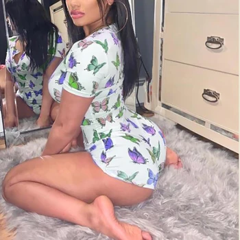 Jumpsuit Sleepwear Sexy Onesi for Adults Women Funny Print Pajama Short Sleeve Nightwear Short Jumpsuit Romper Femme Lingerie
Jumpsuit Sleepwear Sexy Onesi for Adults Women Funny Print Pajama Short Sleeve Nightwear Short Jumpsuit Romper Femme Lingerie