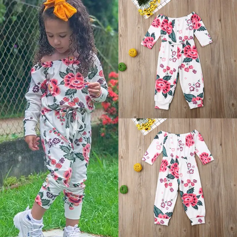 Princess Fashion Chic Toddler Baby Girl Floral Romper Jumpsuit Off Shouder Spring Autumn Long Sleeve Clothes Outfits 1-6T
Princess Fashion Chic Toddler Baby Girl Floral Romper Jumpsuit Off Shouder Spring Autumn Long Sleeve Clothes Outfits 1-6T