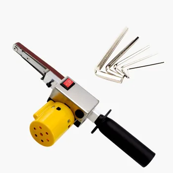 Handheld Grinder Electric Belt Sander Mini Sanding Polishing Machine Angle Grinder with Sanding Belt JDH99
Handheld Grinder Electric Belt Sander Mini Sanding Polishing Machine Angle Grinder with Sanding Belt JDH99