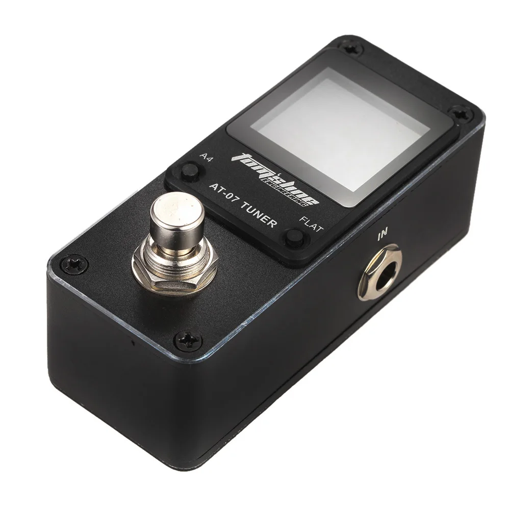 AT-07 9V Black Mini Chromatic Tuner Effect Pedal Mini Single Electric Guitar Effects
AT-07 9V Black Mini Chromatic Tuner Effect Pedal Mini Single Electric Guitar Effects