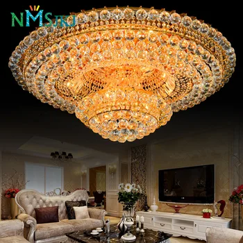 European Modern Decorative Art Round Crystal Ceiling Light for Hotels and Living Rooms
European Modern Decorative Art Round Crystal Ceiling Light for Hotels and Living Rooms