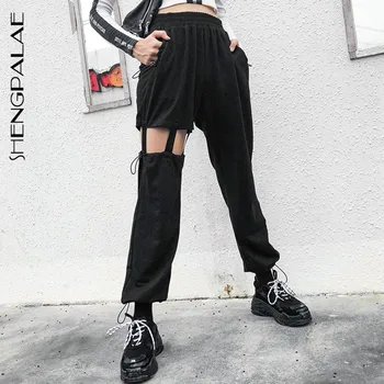 SHENGPALAE 2020 Summer New Patchwork Joggers Sweatpants Harajuku Woman Trousers Elastics Irregular High Waist Pants ZA2508
SHENGPALAE 2020 Summer New Patchwork Joggers Sweatpants Harajuku Woman Trousers Elastics Irregular High Waist Pants ZA2508