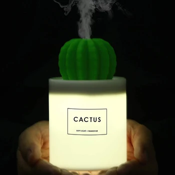 Cactus Humidifiers with Night Light Mini Cool Mist Humidifier 280ml USB Portable Air Diffuser Auto Shut-Off Timing Aromatherapy
Cactus Humidifiers with Night Light Mini Cool Mist Humidifier 280ml USB Portable Air Diffuser Auto Shut-Off Timing Aromatherapy