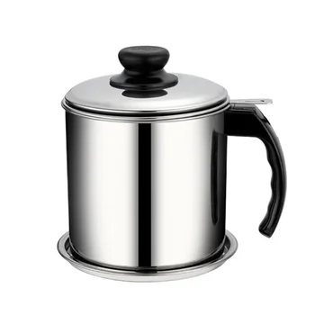 Grease Can Stainless Steel Multifunction Household Dispenser With Filter Fine Mesh Leakproof Storage Tool Oil Strainer Container
Grease Can Stainless Steel Multifunction Household Dispenser With Filter Fine Mesh Leakproof Storage Tool Oil Strainer Container