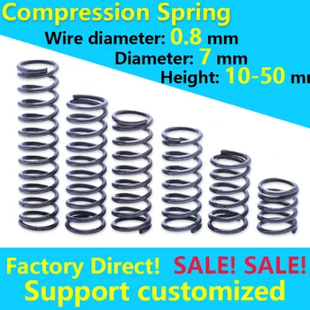 Spring Coil Spring Compressed Spring Customized Pressure spring Rotor Return Spring Wire Diameter 0.8mm Diameter 7mm Spot Good
Spring Coil Spring Compressed Spring Customized Pressure spring Rotor Return Spring Wire Diameter 0.8mm Diameter 7mm Spot Good