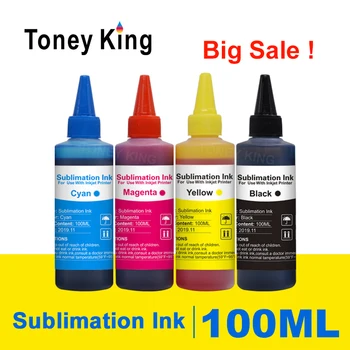Toneyking 4 × 100ML Refill Bottle Sublimation Ink Heat Transfer Ink For Epson WF7620 WF7710 WF7720 WF7210 Printers
Toneyking 4 × 100ML Refill Bottle Sublimation Ink Heat Transfer Ink For Epson WF7620 WF7710 WF7720 WF7210 Printers