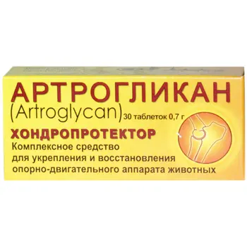 ARTROGLIKAN ARTROGLIKAN chondroprotector stabilization and recovery of locomotor apparatus dogs
ARTROGLIKAN ARTROGLIKAN chondroprotector stabilization and recovery of locomotor apparatus dogs