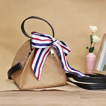 Rattan Straw Bags Summer Beach Bag for Women Vintage Woven Bohemia Shoulder Messenger Bag Handbag Storage Bags
Rattan Straw Bags Summer Beach Bag for Women Vintage Woven Bohemia Shoulder Messenger Bag Handbag Storage Bags