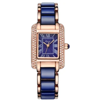 Kimio Women Quartz Watch Fashion Blue Square Diamond Bracelet Watches Brand Imitation Ceramics Student Waterproof Wristwatch
Kimio Women Quartz Watch Fashion Blue Square Diamond Bracelet Watches Brand Imitation Ceramics Student Waterproof Wristwatch