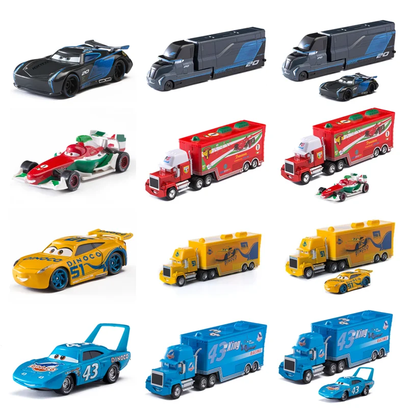 1:55 Disney Pixar Car Toy Lightning McQueen Truck Set Die-casting Jackson Storm Mother Metal Alloy Model Child Birthday Gift Toy
1:55 Disney Pixar Car Toy Lightning McQueen Truck Set Die-casting Jackson Storm Mother Metal Alloy Model Child Birthday Gift Toy