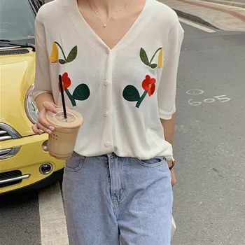 2020 Button Up Korean Cute Sweaters Cropped Cardigan Women Crop Sweater Knitting Top Streetwear Summer Knitted Cardigan
2020 Button Up Korean Cute Sweaters Cropped Cardigan Women Crop Sweater Knitting Top Streetwear Summer Knitted Cardigan