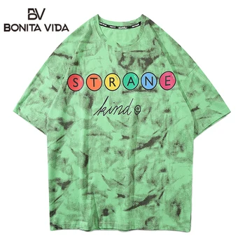 Bonita Vida Loose Hip Hop T-Shirts Men 2020 Summer Letter Print Harajuku Style Short Sleeve Male Tops Tee Shirts Streetwear
Bonita Vida Loose Hip Hop T-Shirts Men 2020 Summer Letter Print Harajuku Style Short Sleeve Male Tops Tee Shirts Streetwear