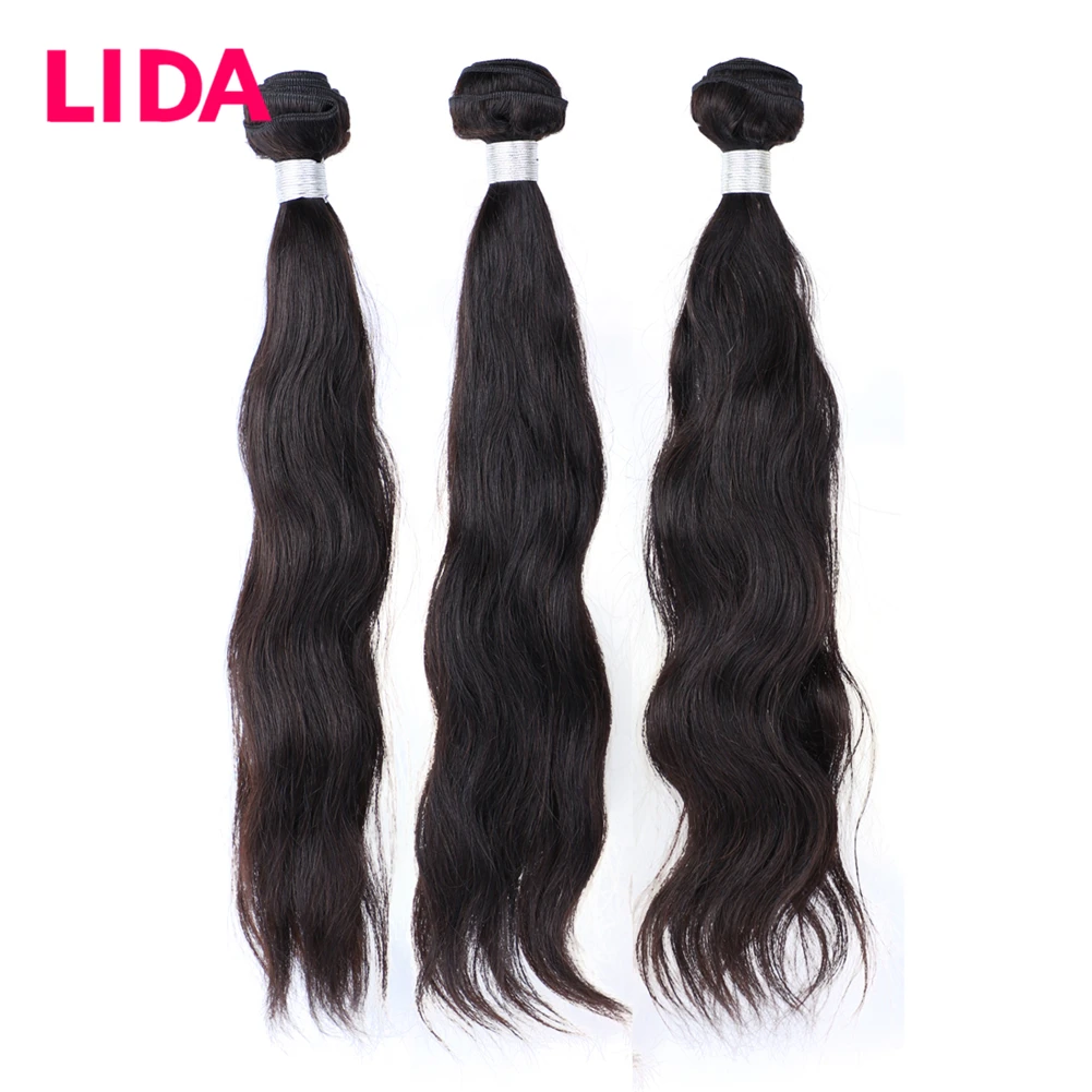 LIDA Human Hair Weaving 3 Bundles Natural Wave Brazilian Hair Bundles Remy Natural Brazilian Hair Wave 8-26 inches On Sale
LIDA Human Hair Weaving 3 Bundles Natural Wave Brazilian Hair Bundles Remy Natural Brazilian Hair Wave 8-26 inches On Sale
