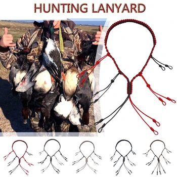 Hunting Duck Call Lanyard Cord Hunter Game Call Lanyard Hunting Decoy Rope with 12 Adjustable Loops Wild Bird Whistle Sling
Hunting Duck Call Lanyard Cord Hunter Game Call Lanyard Hunting Decoy Rope with 12 Adjustable Loops Wild Bird Whistle Sling