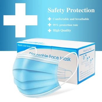 Face Mouth Mask Disposable 3 Layers Filter Mouth Masks Mouth-muffle Face Mask Disposable mask
Face Mouth Mask Disposable 3 Layers Filter Mouth Masks Mouth-muffle Face Mask Disposable mask