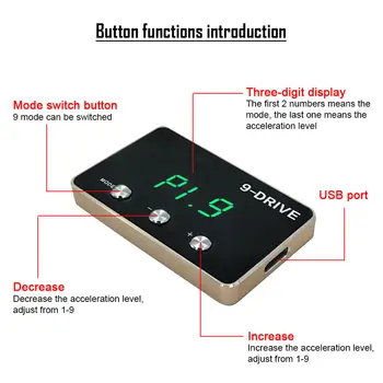 9 Drive Electronic Throttle Controller Pedal Accelerator For KIA Cerato High Quality Material
9 Drive Electronic Throttle Controller Pedal Accelerator For KIA Cerato High Quality Material