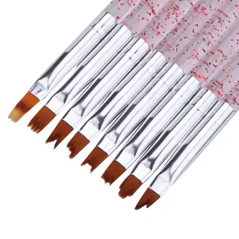 NOQ 8 Pcs Nail Brush Professional For Design Manicure Brushes Nail Art Tools Dotting Gradient Brush UV Gel Drawing Pen Equipment 
NOQ 8 Pcs Nail Brush Professional For Design Manicure Brushes Nail Art Tools Dotting Gradient Brush UV Gel Drawing Pen Equipment