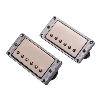 2PCS Sealed Humbucker Pickups Pick-ups Dual Coil for LP Electric Guitar with Mounting Screws Silver Alloy Frame
2PCS Sealed Humbucker Pickups Pick-ups Dual Coil for LP Electric Guitar with Mounting Screws Silver Alloy Frame
