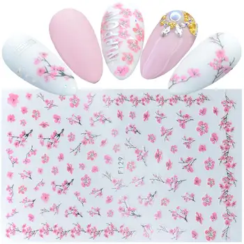 1 Sheet Beautiful Sakura Cherry Blossoms Flower Butterfly Designs Adhesive Nail Art Stickers Decorations DIY Tips
1 Sheet Beautiful Sakura Cherry Blossoms Flower Butterfly Designs Adhesive Nail Art Stickers Decorations DIY Tips