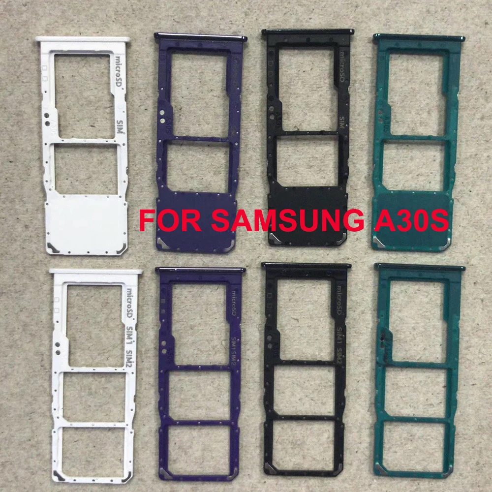 

Phone SIM Card Tray Adapter For Samsung Galaxy A30s A307 A307F A307FN Original Housing New Micro SD Card Holder