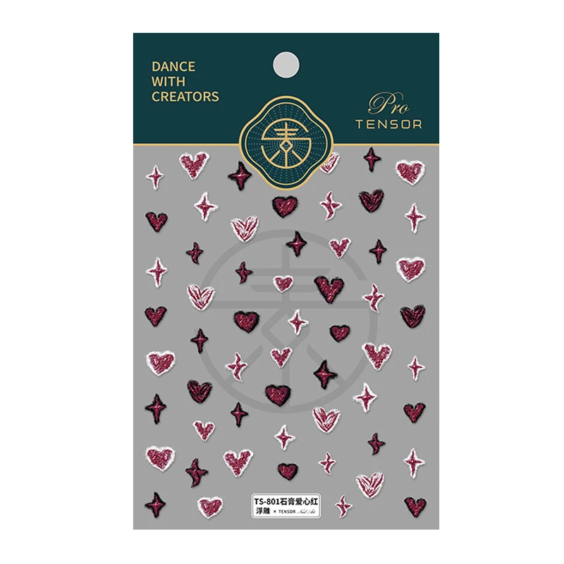 10PCS New Embossed 5D Love Clown Girl Nail Sticker Design Self-adhesive Adhesive Slider Decoration Nail Art Accessories Sticker
10PCS New Embossed 5D Love Clown Girl Nail Sticker Design Self-adhesive Adhesive Slider Decoration Nail Art Accessories Sticker
