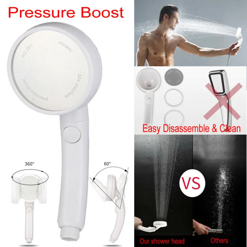 Japanese Silver Chrome Shower Head With 3 Mode Function Spray Anti-limescale Universal Handheld Home Bathroom Water Saving
Japanese Silver Chrome Shower Head With 3 Mode Function Spray Anti-limescale Universal Handheld Home Bathroom Water Saving