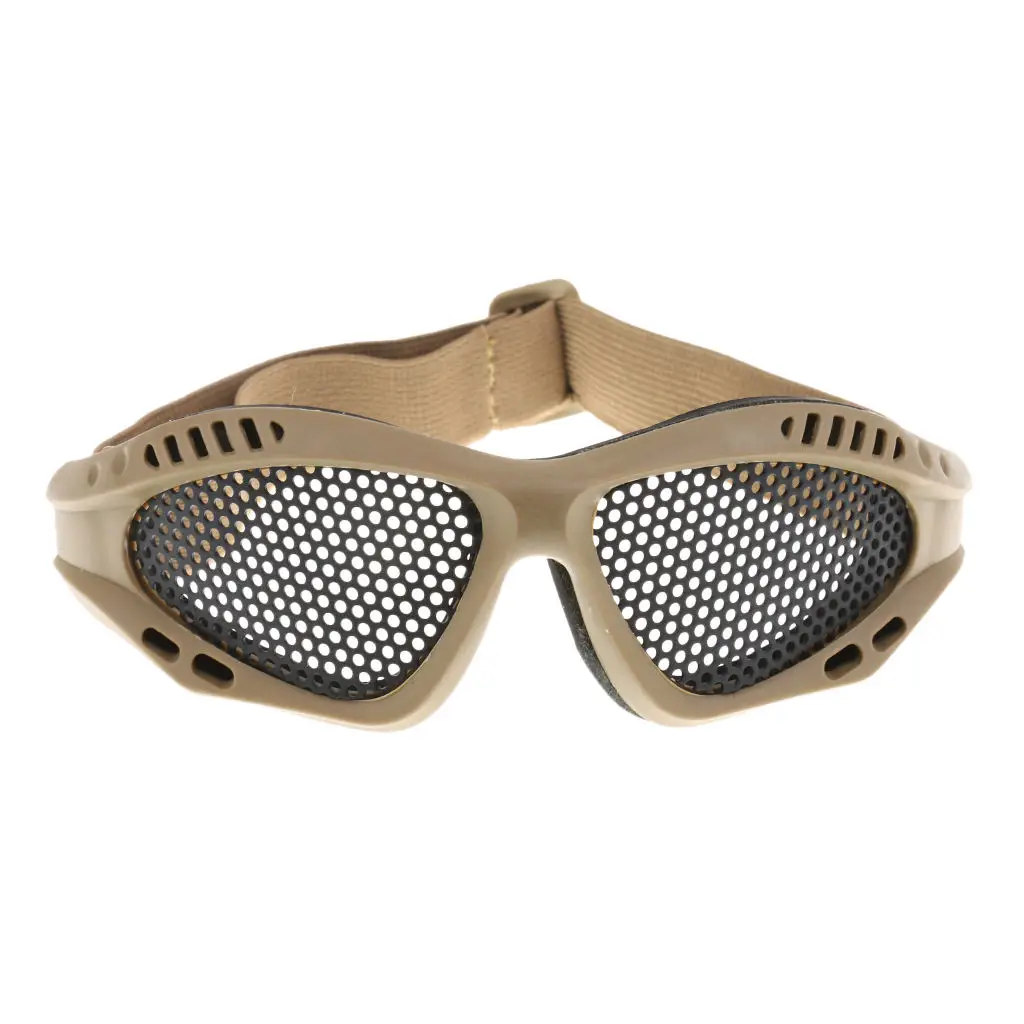 Outdoor Tactical No Fogging Steel Mesh Goggles Adjustable Safety Glasses Eye Protection Goggle Shooting Glasses
Outdoor Tactical No Fogging Steel Mesh Goggles Adjustable Safety Glasses Eye Protection Goggle Shooting Glasses