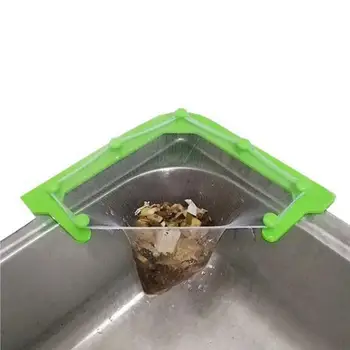 Inverted Triangular Hanging Sink Strainer Drain Net Bag With Bracket Vegetable Fruit Drainer Basket Kitchen Sink Filter Basket
Inverted Triangular Hanging Sink Strainer Drain Net Bag With Bracket Vegetable Fruit Drainer Basket Kitchen Sink Filter Basket