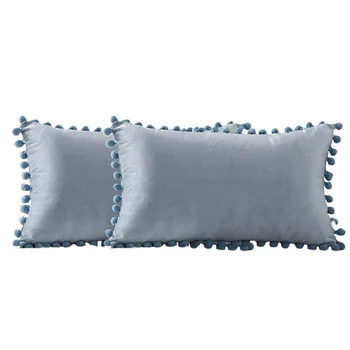 2pcs 30x50cm Gift Home Decor Soft Solid Simple Skin-firendly Poms Fringe Office Pillow Cover Rectangle Modern Accessories Velvet
2pcs 30x50cm Gift Home Decor Soft Solid Simple Skin-firendly Poms Fringe Office Pillow Cover Rectangle Modern Accessories Velvet