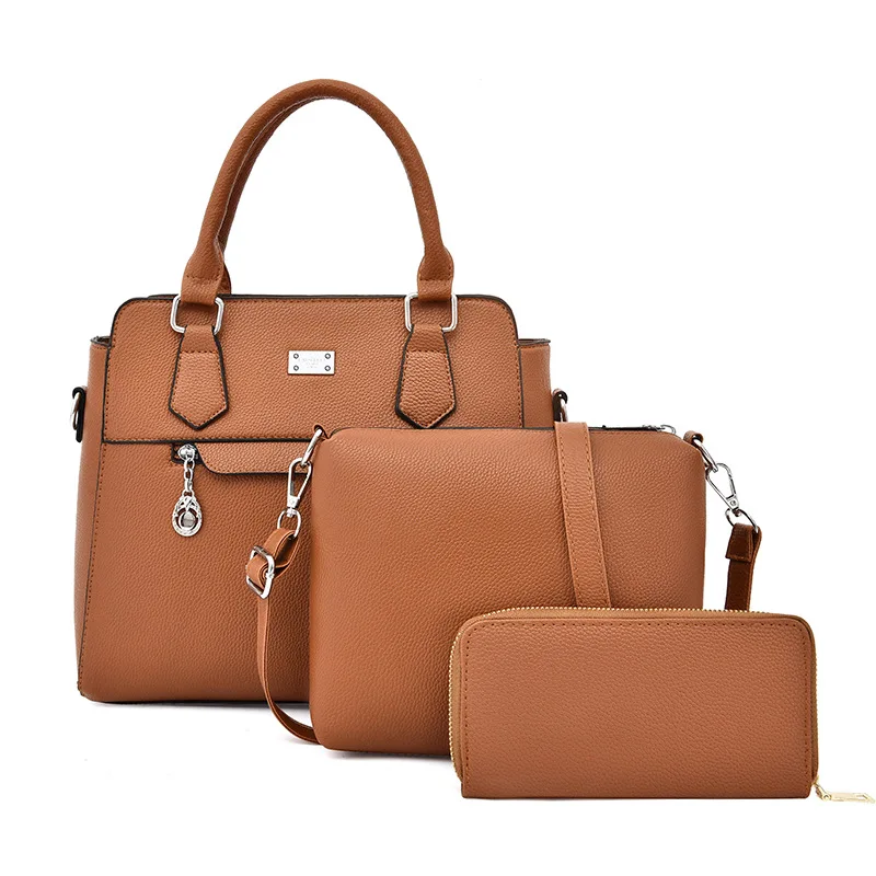 Europe And America New Style Women's Fashion Handbag Three-piece Set Different Size Bags Crossbody Bag Handbag
Europe And America New Style Women's Fashion Handbag Three-piece Set Different Size Bags Crossbody Bag Handbag