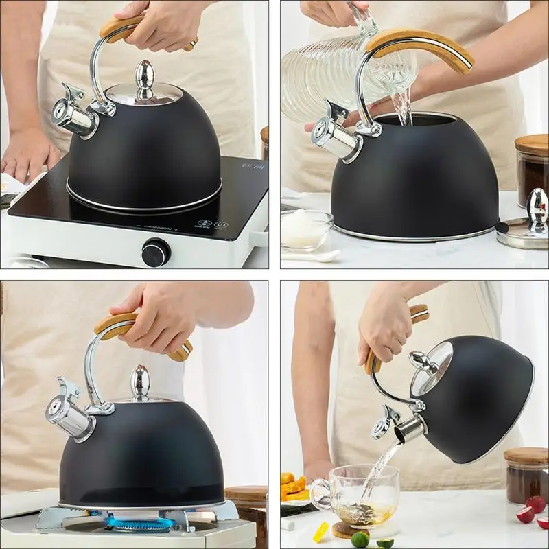 Shop Generic 1 Pc 3L Whistling Teakettle Stainless Steel Water Kettle