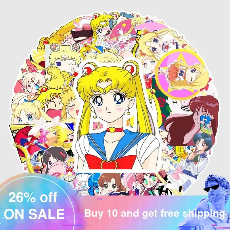 10/30/59 Pcs Exquisite Self-made Guardian Sailor Moon Girl Scrapbooking Decorative Sticker Decoration /waterproof Paper Stickers
10/30/59 Pcs Exquisite Self-made Guardian Sailor Moon Girl Scrapbooking Decorative Sticker Decoration /waterproof Paper Stickers