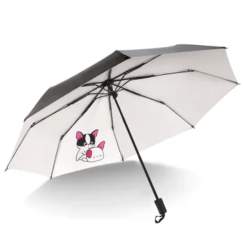 Animal Cartoon Sunny Umbrella Black Glue Sun Umbrella Parasol Small Fresh Child Student 3 Folding Umbrella
Animal Cartoon Sunny Umbrella Black Glue Sun Umbrella Parasol Small Fresh Child Student 3 Folding Umbrella