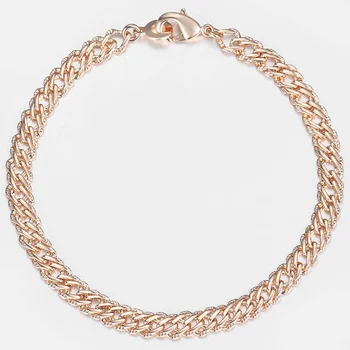 5.5mm Hammered Venitian Link Chain Bracelet for Womens Mens 585 Rose Gold Filled Bracelets Wedding Jewelry Gifts 20cm CB05
5.5mm Hammered Venitian Link Chain Bracelet for Womens Mens 585 Rose Gold Filled Bracelets Wedding Jewelry Gifts 20cm CB05