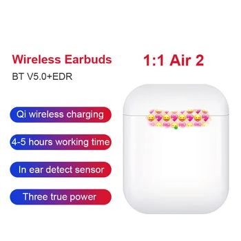 TWS 1:1 Air2 Bluetooth Earphone Rename Volume Control Wireless Bluetooth Earbuds Smart Sensor PK i200 i1000 i9000 i90000 Pro TWS
TWS 1:1 Air2 Bluetooth Earphone Rename Volume Control Wireless Bluetooth Earbuds Smart Sensor PK i200 i1000 i9000 i90000 Pro TWS
