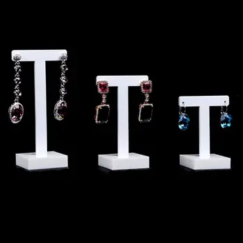 3 Pcs/Set Acrylic Earrings Shelf Jewelry Display Rack T Shape Show Stand Desktop Storage Holder 
3 Pcs/Set Acrylic Earrings Shelf Jewelry Display Rack T Shape Show Stand Desktop Storage Holder