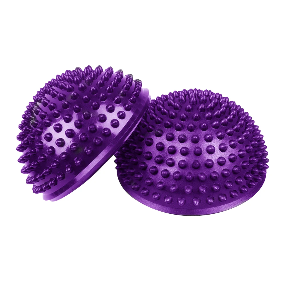 Generic Yoga Half Ball Trier Point Hand Foot Massage Ball Physiotherapy