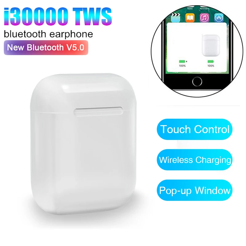 New i30000 tws Bluetooth 5.0 Wireless Earphone Headset Earbuds Ear Buds Super Copy Mini True Bass PK i12 i20000 i9000 i10000 TWS
New i30000 tws Bluetooth 5.0 Wireless Earphone Headset Earbuds Ear Buds Super Copy Mini True Bass PK i12 i20000 i9000 i10000 TWS