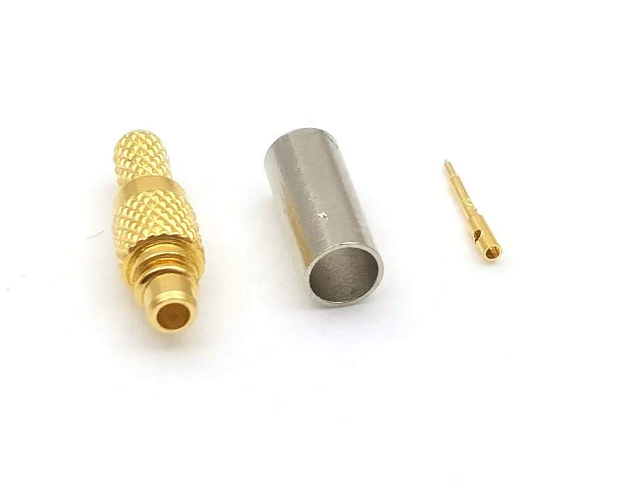 

brass MMCX Female plug connector for RG316 RG174 RF cable crimp New
