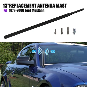 For Ford Mustang Antenna AM FM Radio Amplifier Car Roof Aerial Screw Mast Signal Reception 1979-2009 13" Auto Plastics Antenna
For Ford Mustang Antenna AM FM Radio Amplifier Car Roof Aerial Screw Mast Signal Reception 1979-2009 13" Auto Plastics Antenna