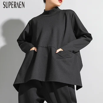 SuperAen Europe Hoody Wild Women Sweatshirts Korean Style Spring 2020 New Ladies Sweatshirts Pluz Size Split Long Sleeve Tops
SuperAen Europe Hoody Wild Women Sweatshirts Korean Style Spring 2020 New Ladies Sweatshirts Pluz Size Split Long Sleeve Tops